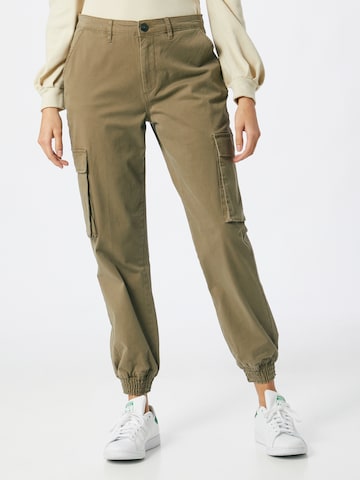 ONLY Tapered Cargo trousers 'ONLTIGER' in Green: front