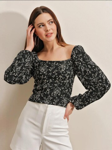 Bigdart Bluse in Schwarz