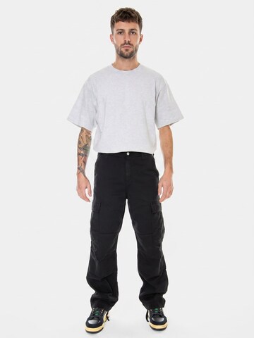 Baggy Pantaloni cargo 'Regular Cargo Pant Black / Garment Dyed' di Carhartt WIP in nero