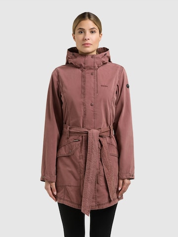 khujo Jacke 'Prea' in Rot: Vorderseite