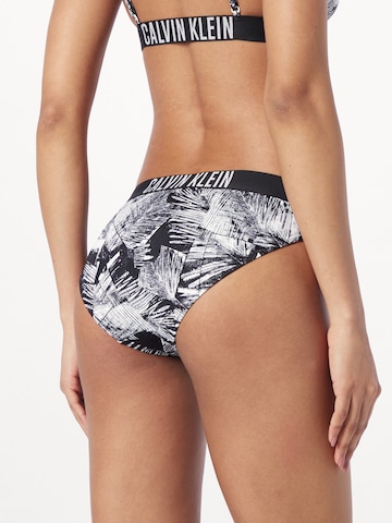 Calvin Klein Swimwear Dół bikini w kolorze czarny