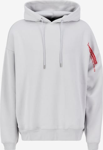 ALPHA INDUSTRIES - Sweatshirt em cinzento: frente