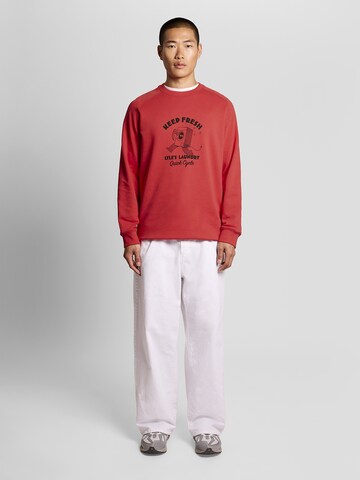 Sweat-shirt 'Keep Fresh' Lyle & Scott en rouge