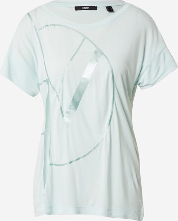 T-shirt ESPRIT en bleu : devant