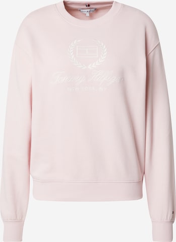 TOMMY HILFIGER Sweatshirt in Pastel Pink ABOUT YOU