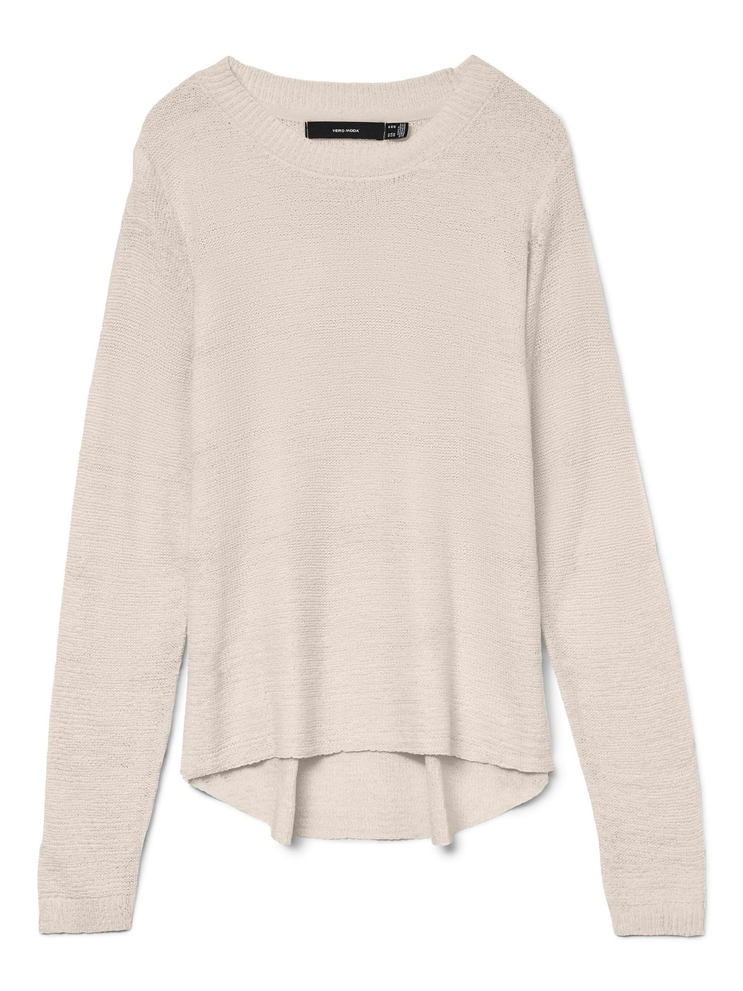 VERO MODA Trui 'VMNuevocharity' in Beige: voorkant
