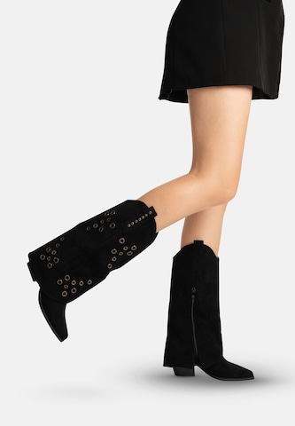 Bottes de cowboy Salinyang en noir