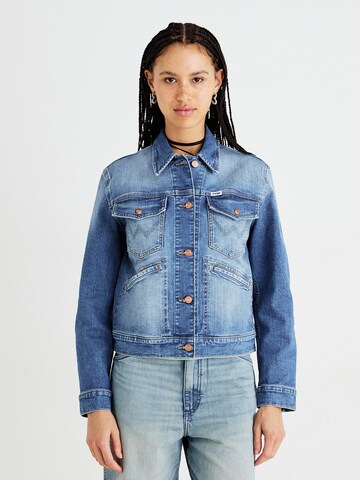 WRANGLER Φθινοπωρινό και ανοιξιάτικο μπουφάν 'HERITAGE' σε μπλε: μπροστά