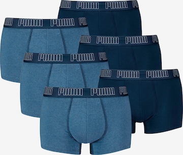 PUMA Boxerky – modrá: přední strana