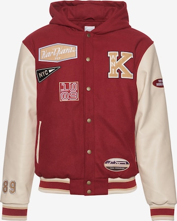 Karl Kani Between-season jacket in Red: front