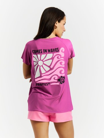 PROTEST Performance shirt 'PRTMagia' in Pink