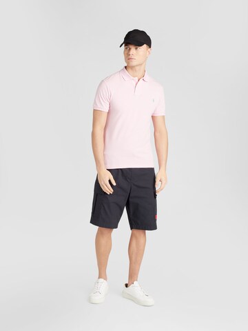 Polo Ralph Lauren Klasický střih Tričko – pink