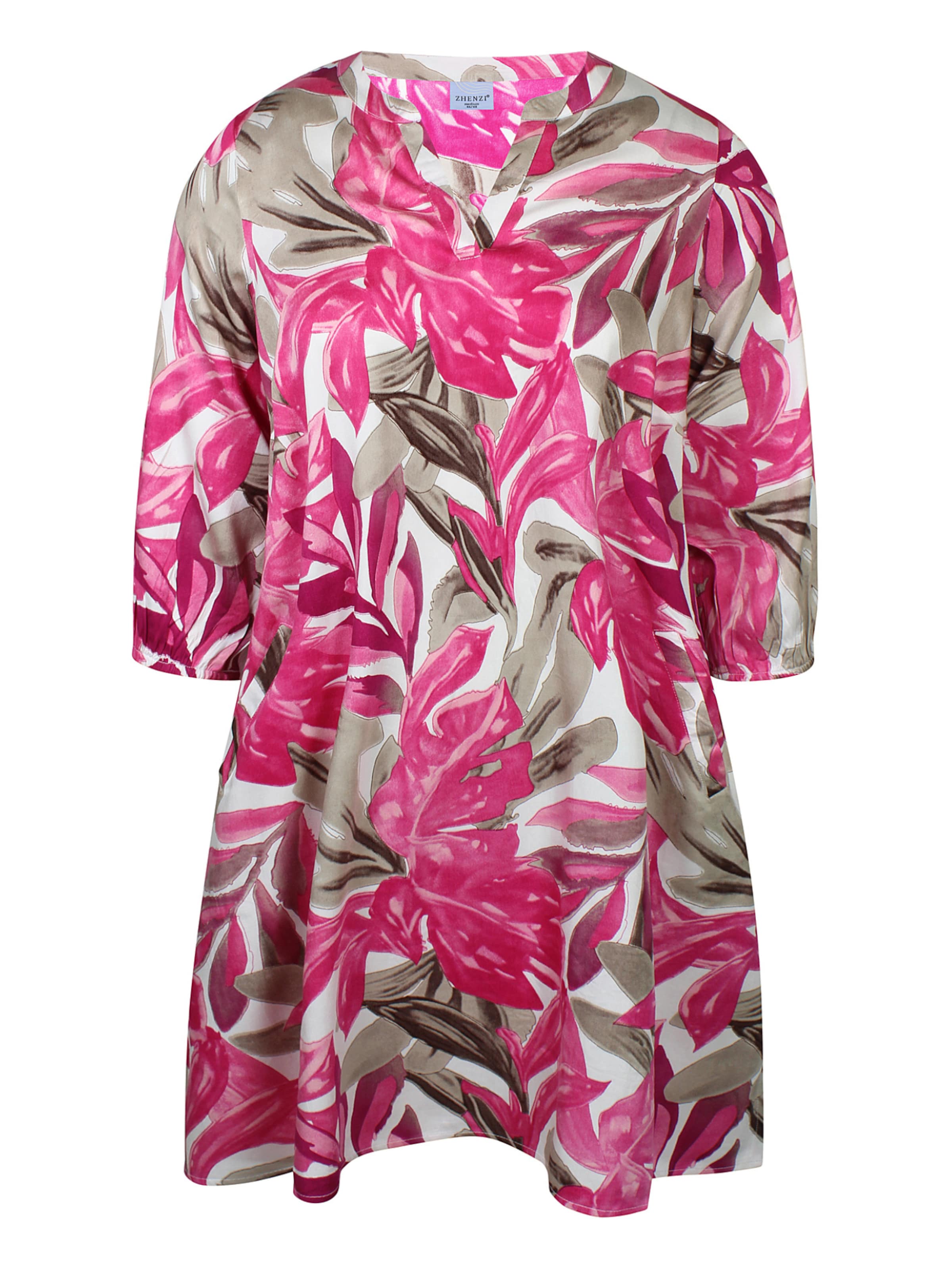 Zhenzi Jurk 'Macie 1571' in Roze: voorkant