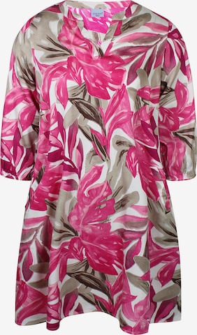 Zhenzi Jurk 'Macie 1571' in Roze: voorkant