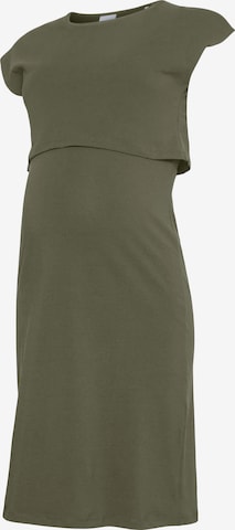 MAMALICIOUS Kleid 'MLSkye June' in Grün: Vorderseite
