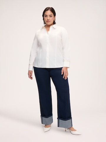 Chemisier Fiorella Rubino en blanc