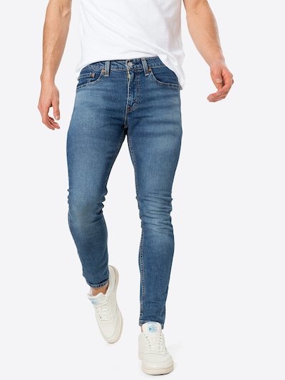 LEVI'S Džinsi '519™ EXT SKINNY HI-BALL B', krāsa - zils džinss, Modeļa skats