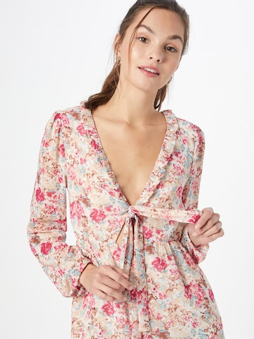 Robe 'Anika Teller' NA-KD en rose