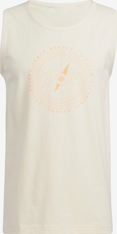 T-Shirt fonctionnel ADIDAS PERFORMANCE en beige : devant