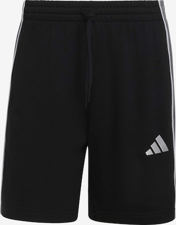juoda ADIDAS SPORTSWEAR Standartinis Sportinės kelnės: priekis