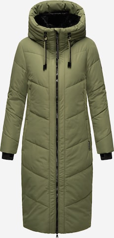 MARIKOO Χειμερινό παλτό 'Nadaree XVI' σε πράσινο: μπροστά