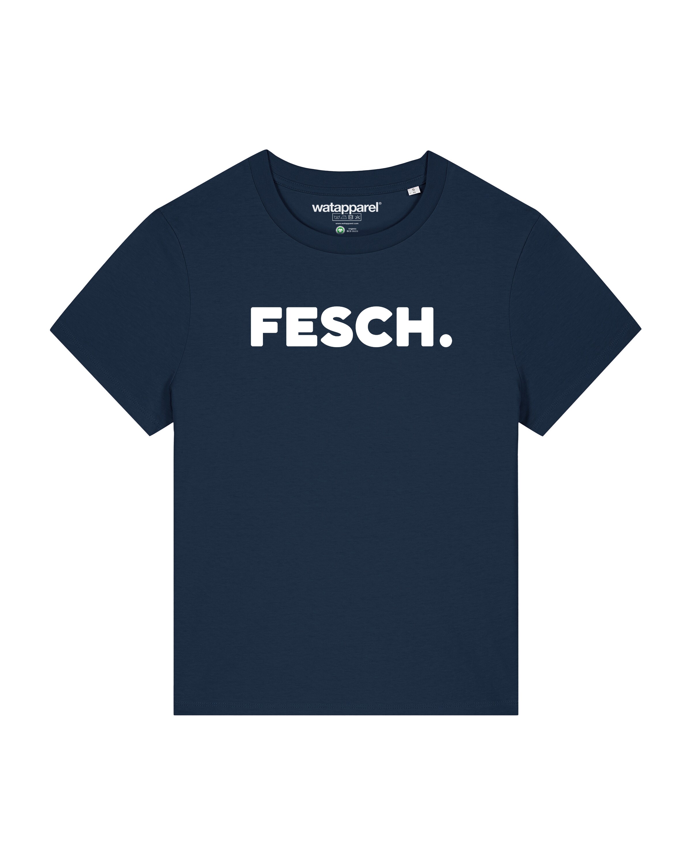 Maglietta 'Fesch' di Watapparel in blu: frontale