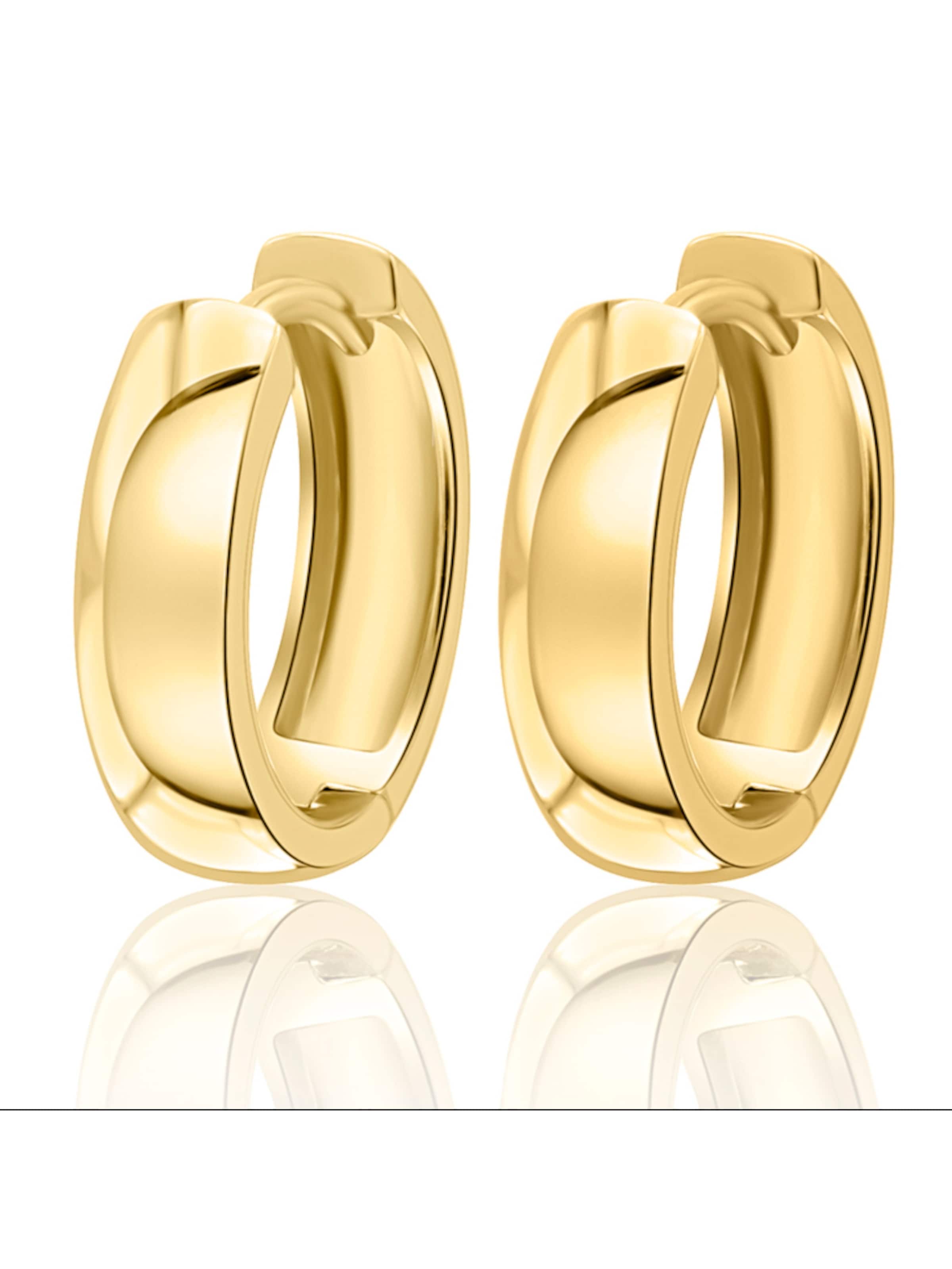 ONE ELEMENT Ohrringe in Gold: Vorderseite