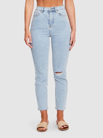 The Fated Regular Jeans 'PIA' in Blauw: voorkant