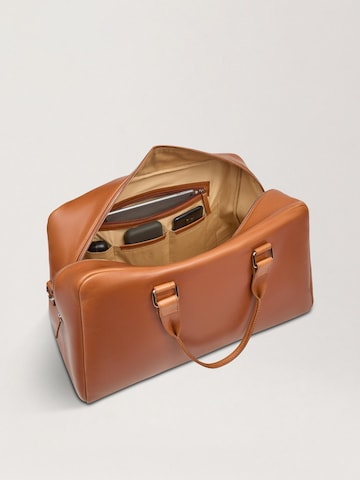 NEGOTIA Leather - Bolsa de fin de semana 'Valen' en marrón