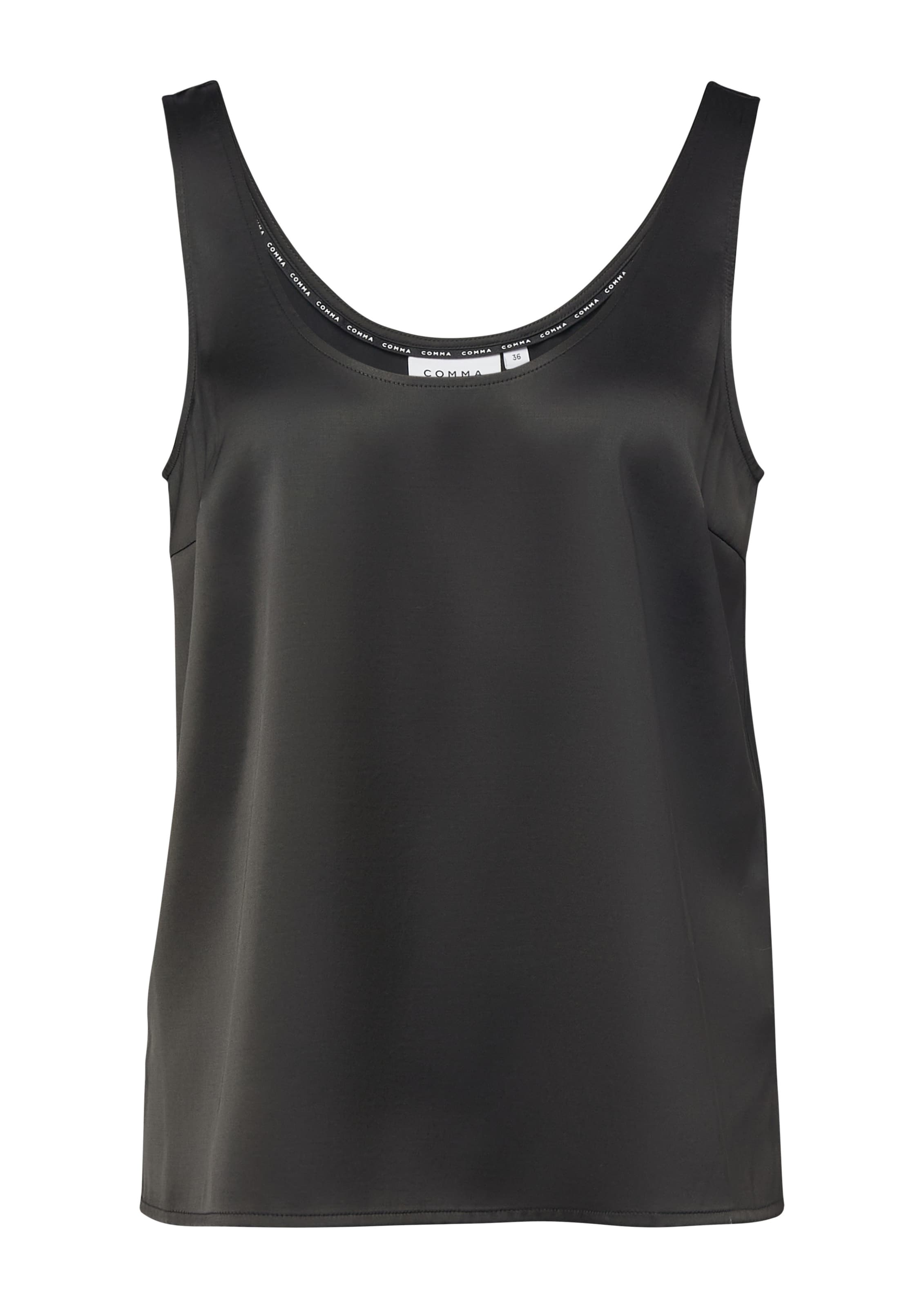 COMMA Bluse in Schwarz: Vorderseite