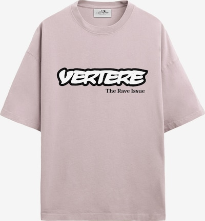 Vertere Berlin T-Shirt 'The Rave Issue' en L en poudre / noir / blanc, Vue avec produit