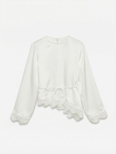 VERO MODA Bluse 'VMMIRO' i XS i hvid, Produktvisning