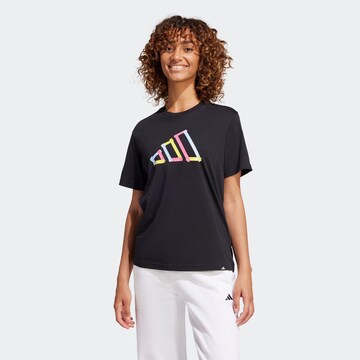 T-shirt fonctionnel 'Tech Fill' ADIDAS SPORTSWEAR en noir : devant