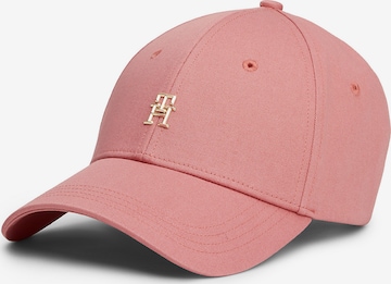 TOMMY HILFIGER Cap 'Essential' in Pink: front
