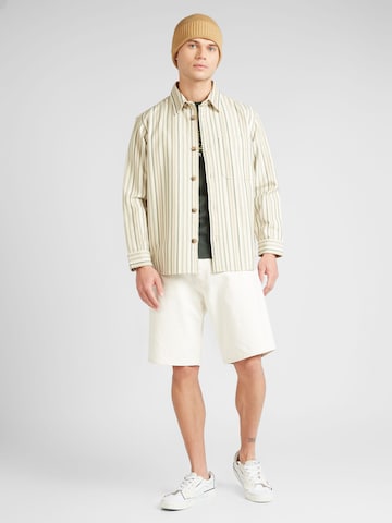 SELECTED HOMME Regular fit Overhemd 'JAMES' in Beige