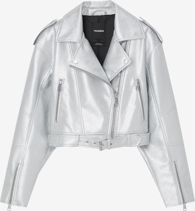 Pull&Bear Prehodna jakna | srebrna barva, Prikaz izdelka
