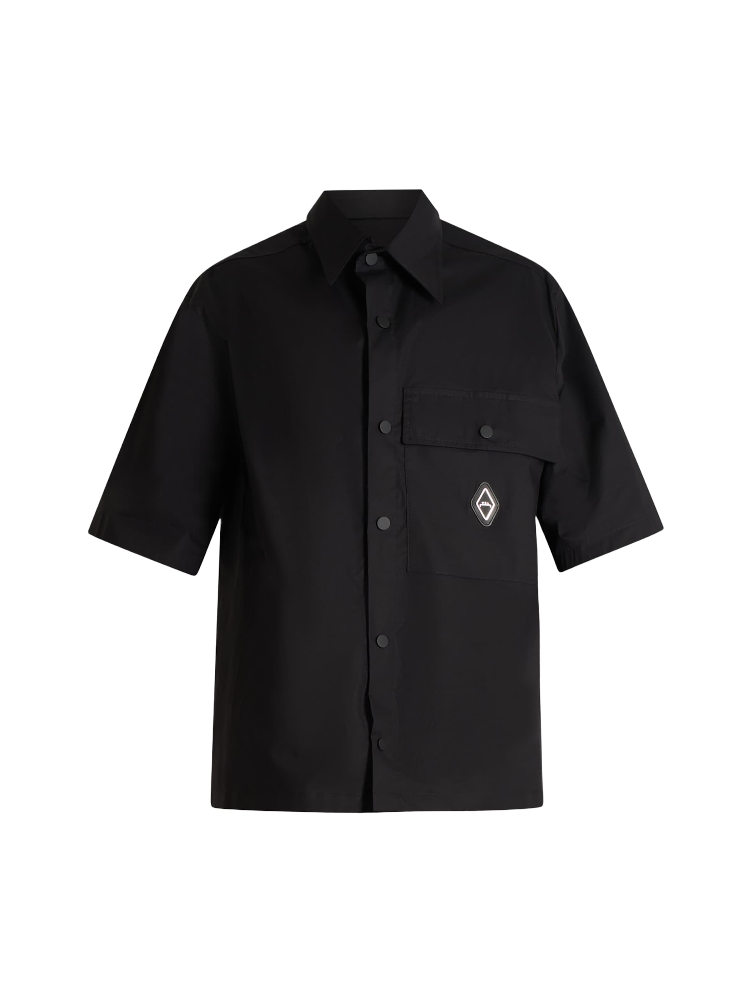 Chemise Yes London en noir : devant
