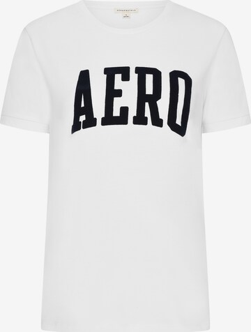 T-shirt AÉROPOSTALE en blanc : devant