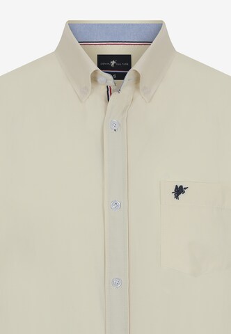 DENIM CULTURE - Ajuste regular Camisa 'ARLEN' en beige