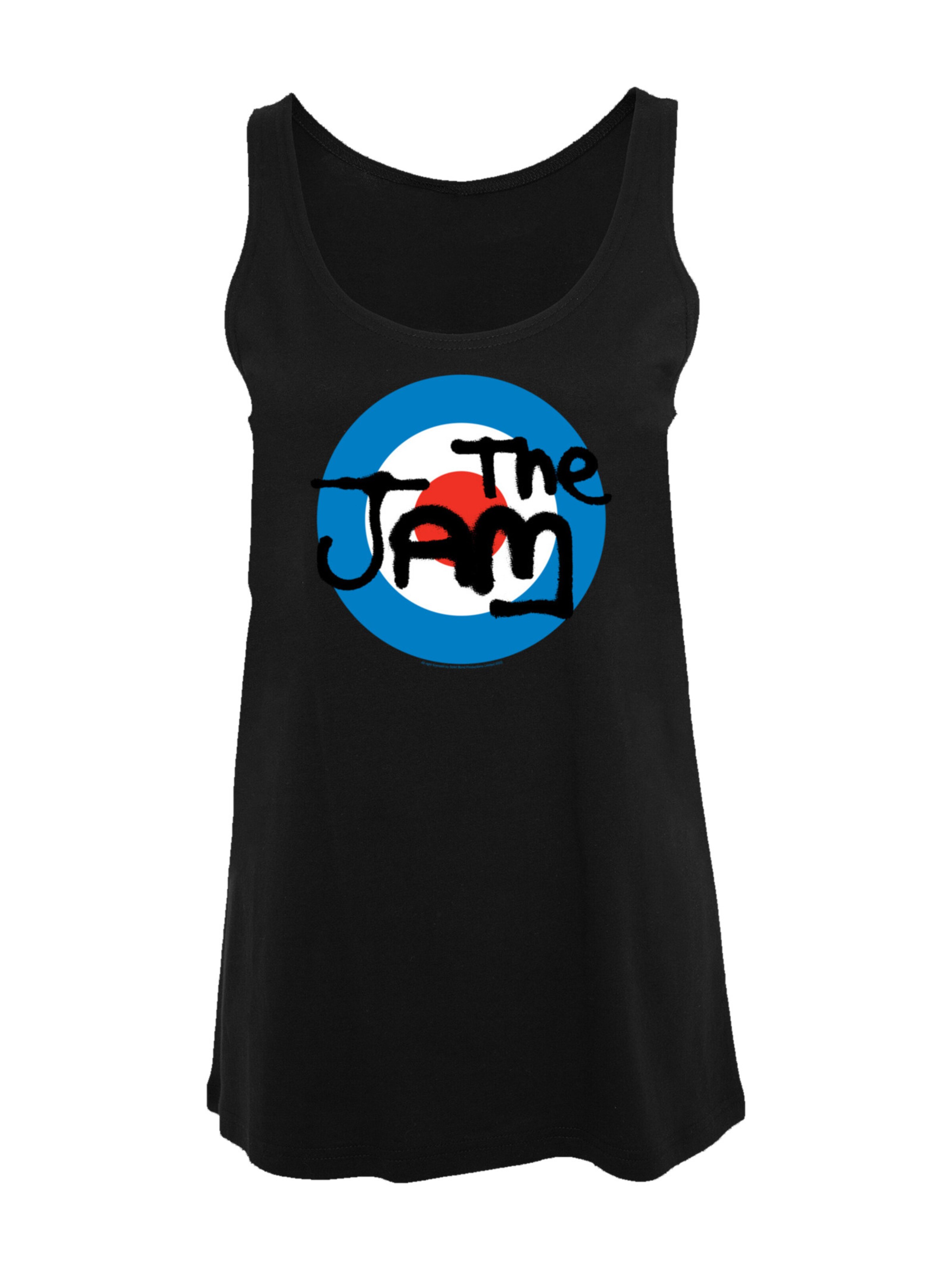 F4NT4STIC Top 'The Jam' in Zwart: voorkant