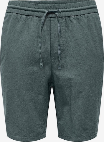 Only & Sons Broek in Groen: voorkant