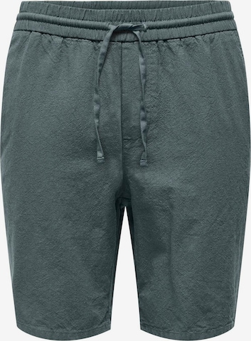 Regular Pantalon Only & Sons en vert : devant
