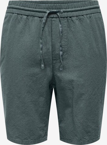 Only & Sons Trousers in Green: front