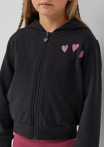 Veste de survêtement s.Oliver en noir