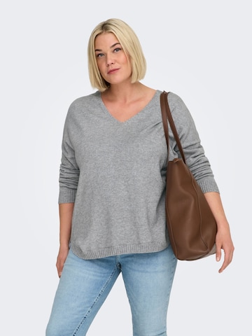 ONLY Carmakoma Sweater 'CARMargareta' in Grey: front