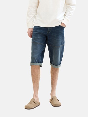 TOM TAILOR Loosefit Shorts 'Morris' in Blau: predná strana