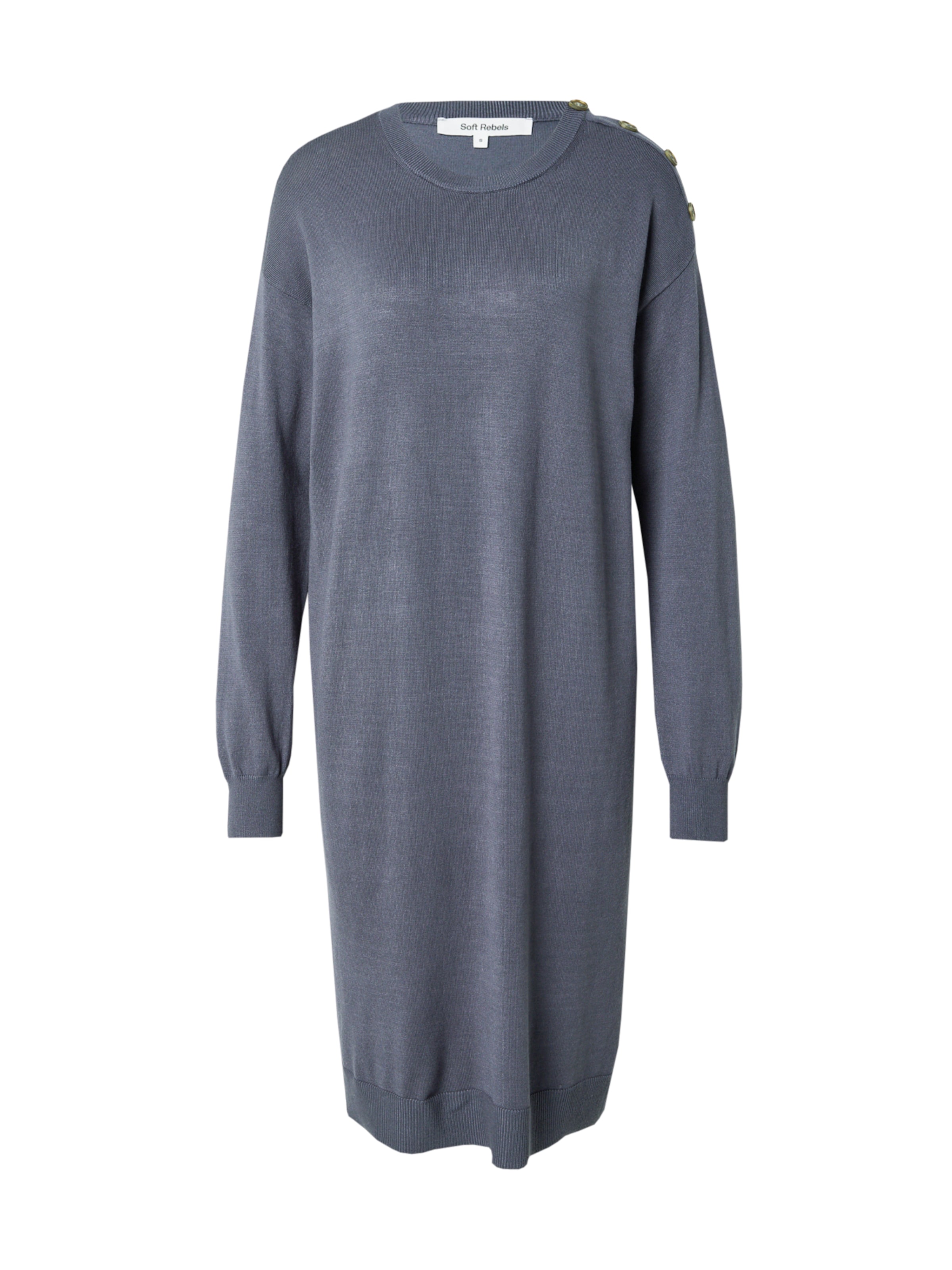 Soft Rebels Neulemekko 'Pira' värissä sininen: etupuoli