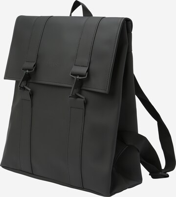 RAINS Backpack in Black: front