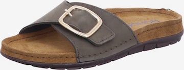 ROHDE Pantolette 'Pantolette Damen 5875 61 Echtleder in grün' in Grün: Vorderseite