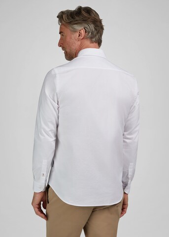 HECHTER PARIS Regular Fit Langarmhemd in Weiß